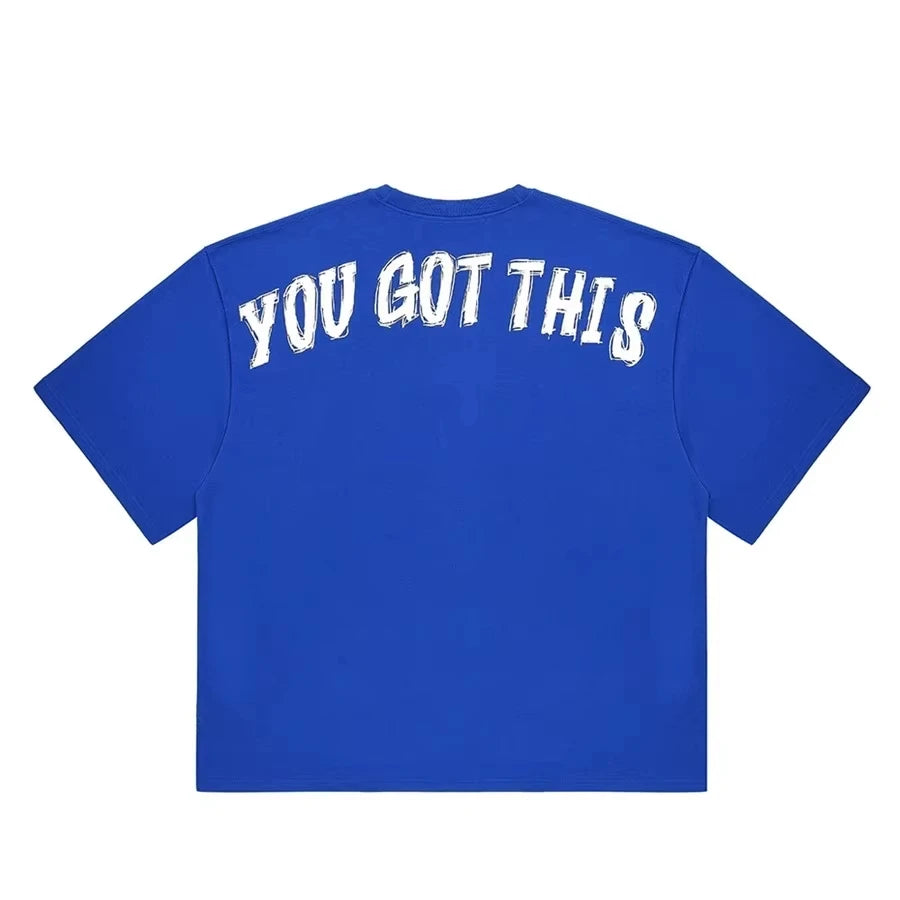 Muscle Fit Longline T-Shirt 'You Got This'