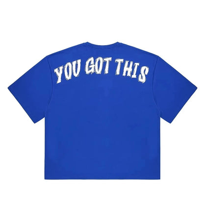 Muscle Fit Longline T-Shirt 'You Got This'