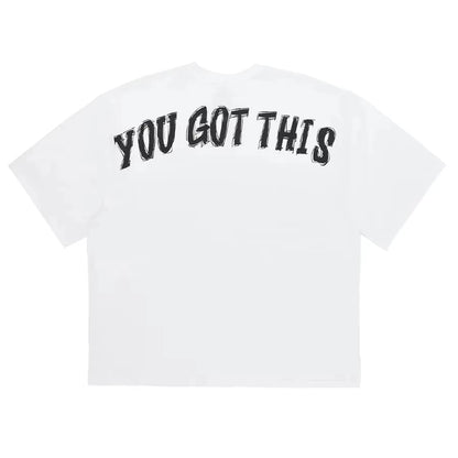 Muscle Fit Longline T-Shirt 'You Got This'